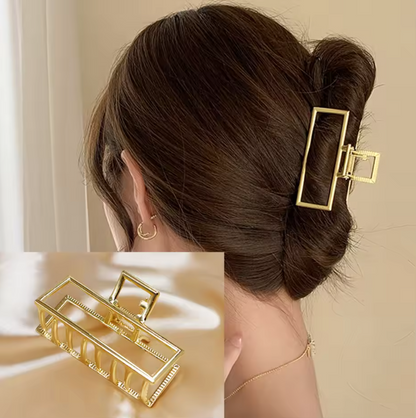 Luxury Metal Hair Claw Clips – Elegant Hair Accessories for Women in Various Designs