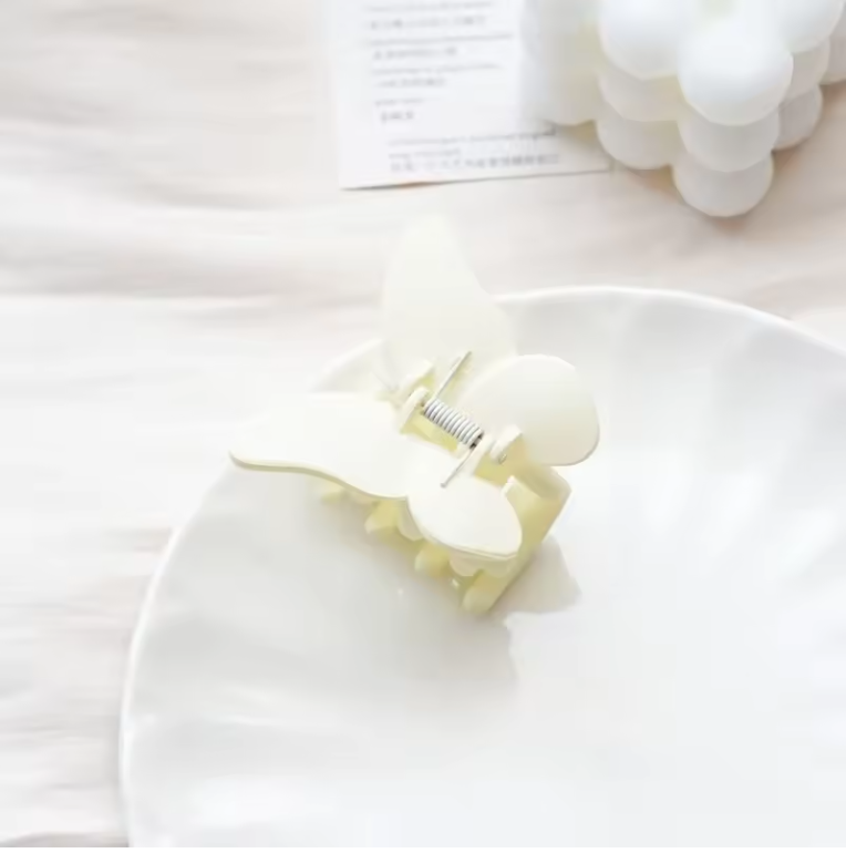 Butterfly Matte Hair Claw – Soft Frosted Butterfly Clip for Women | Cute Hair Accessory