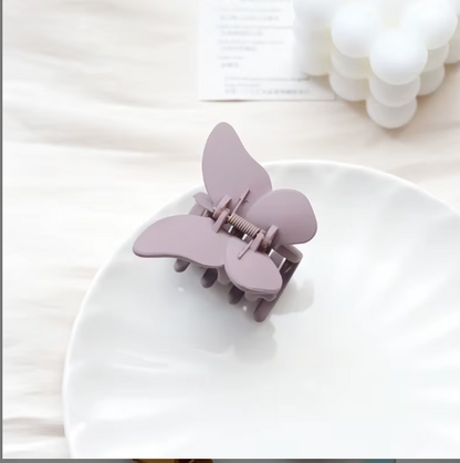 Butterfly Matte Hair Claw – Soft Frosted Butterfly Clip for Women | Cute Hair Accessory