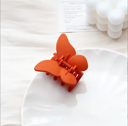Butterfly Matte Hair Claw – Soft Frosted Butterfly Clip for Women | Cute Hair Accessory