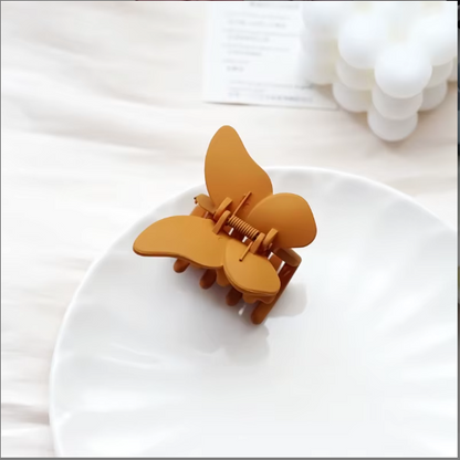 Butterfly Matte Hair Claw – Soft Frosted Butterfly Clip for Women | Cute Hair Accessory