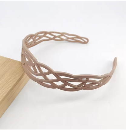 Interwoven Non-Slip Headband – Elegant Women’s Hair Accessory