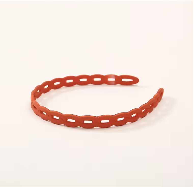 Elegant Matte Resin Hairband – Anti-Slip Hair Accessory for Women