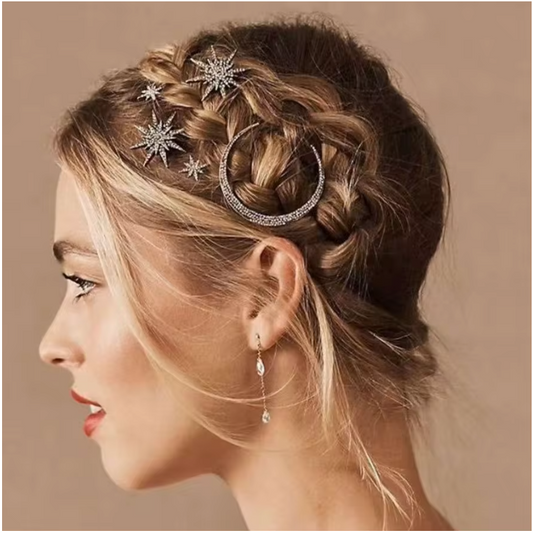 Premium Crystal Hairpins – Women’s Luxury Hair Accessory