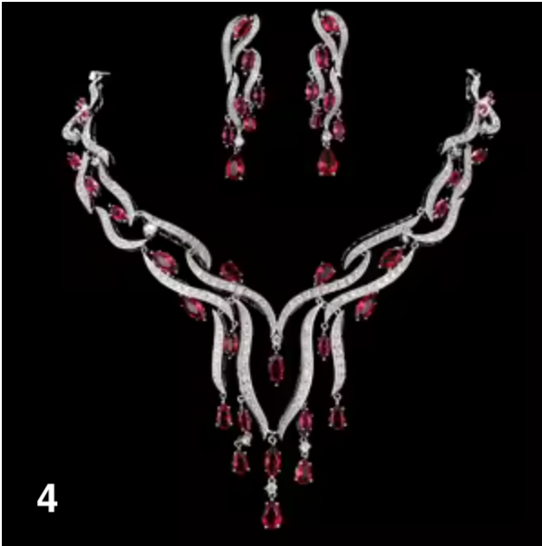 Luxury Zirconia Jewelry Set – Elegant Necklace & Earrings for Weddings & Parties