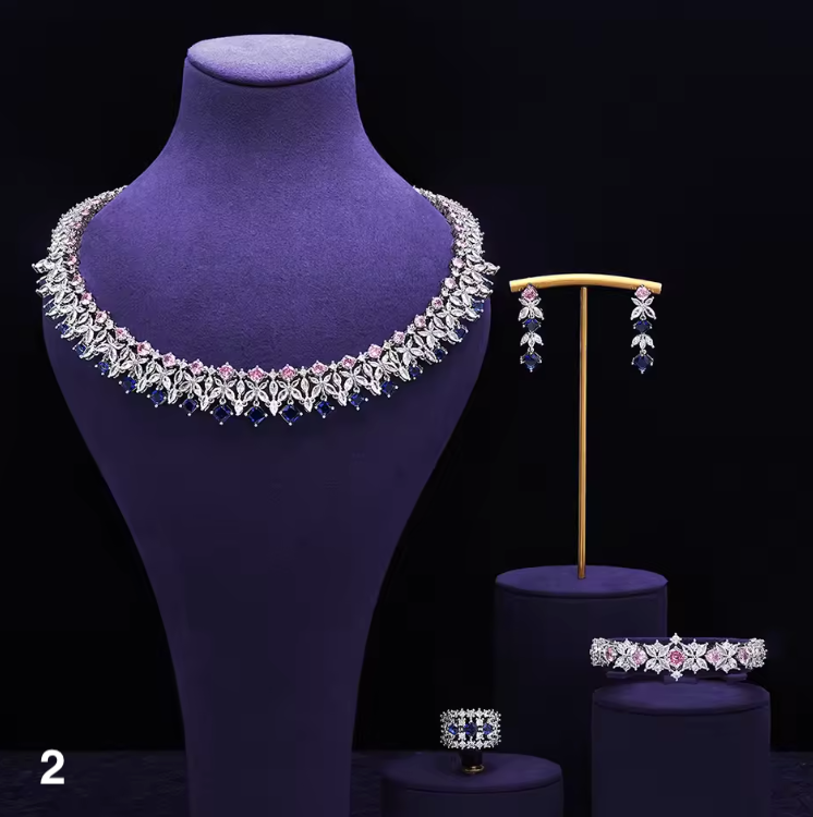 Luxury Statement Necklace – Elegant Crystal Jewelry for Women
