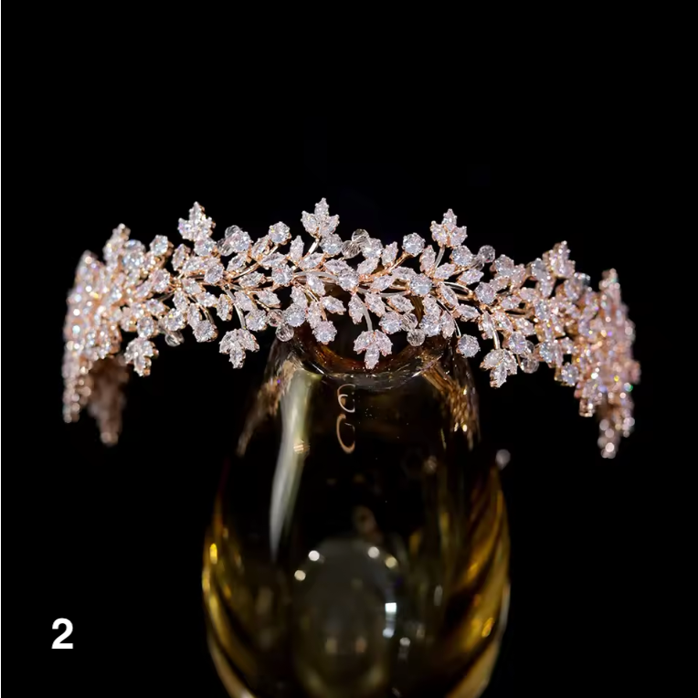 Luxury Crystal Bridal Crown – Elegant Wedding Tiara