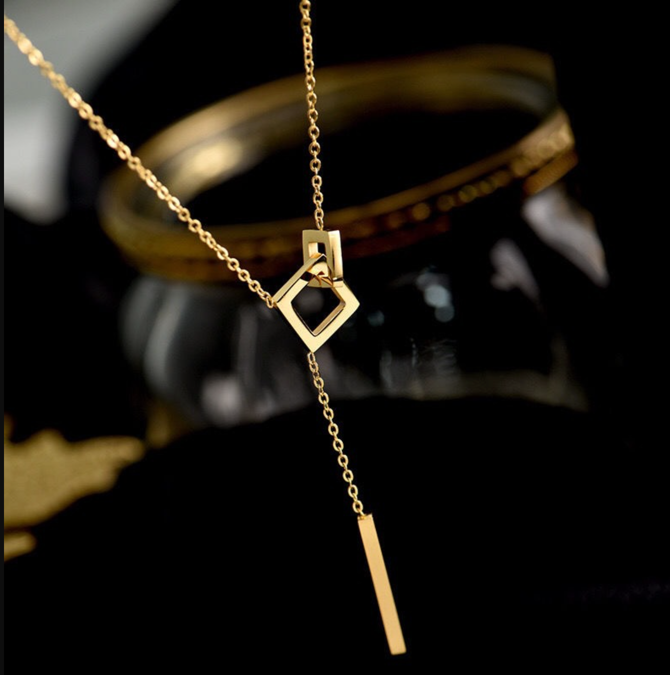 Gold Pendant Necklace for Women – Minimalist Layered Jewelry
