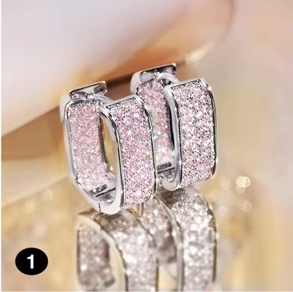 Elegant Crystal Stud Earrings
