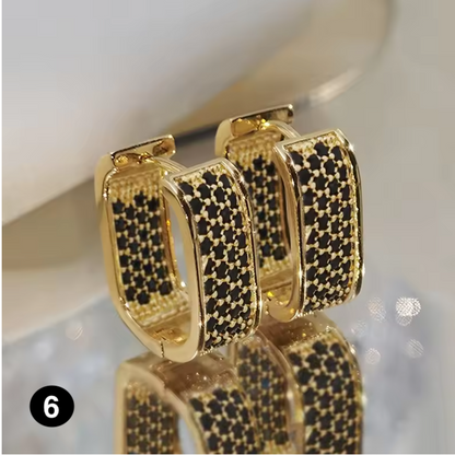 Elegant Crystal Stud Earrings