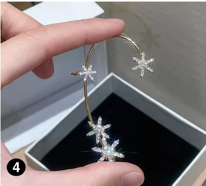 Luxury Crystal Ear Wrap Earrings