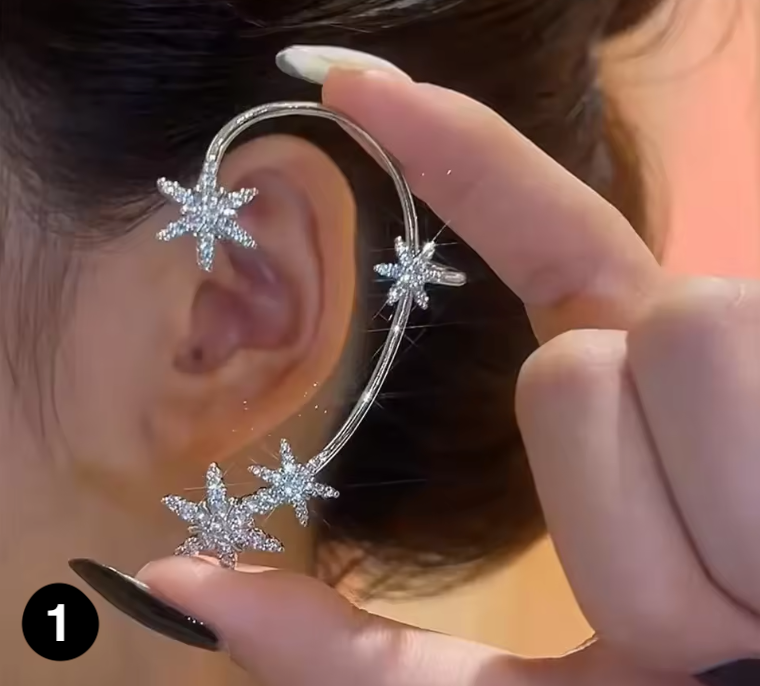 Luxury Crystal Ear Wrap Earrings