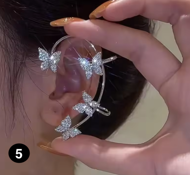 Luxury Crystal Ear Wrap Earrings