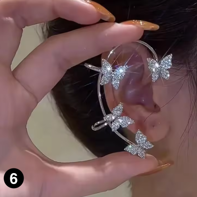 Luxury Crystal Ear Wrap Earrings