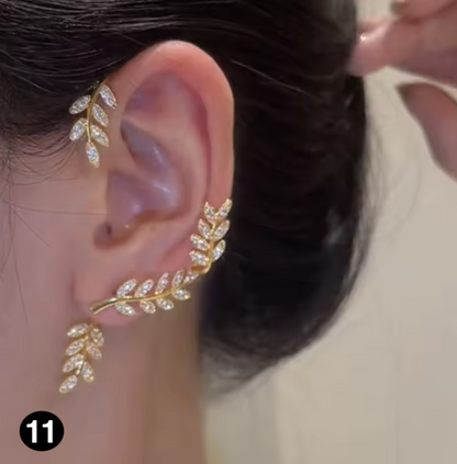 Luxury Crystal Ear Wrap Earrings