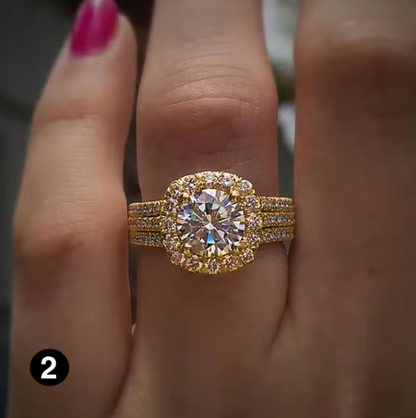 Luxury Women’s Ring – Sparkling Cubic Zirconia, Perfect for Weddings & Special Occasions