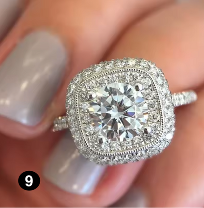 Luxury Women’s Ring – Sparkling Cubic Zirconia, Perfect for Weddings & Special Occasions