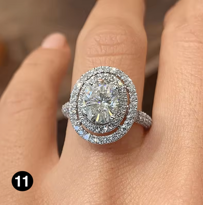 Luxury Women’s Ring – Sparkling Cubic Zirconia, Perfect for Weddings & Special Occasions
