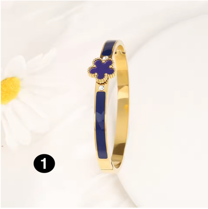 Classic Luxury Stainless Steel Open Bangle