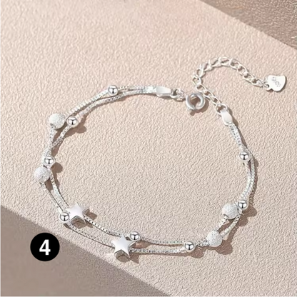 Elegant 925 Sterling Silver Bracelet — Lightweight and Comfortable for Daily Wear