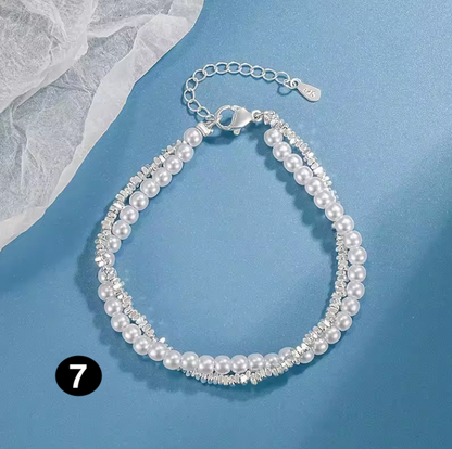 Elegant 925 Sterling Silver Bracelet — Lightweight and Comfortable for Daily Wear