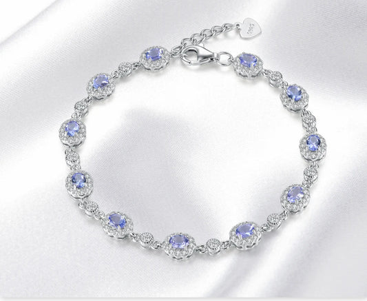 Luxury 2 Carat 925 Sterling Silver Bracelet – Timeless Fine Jewelry for Women