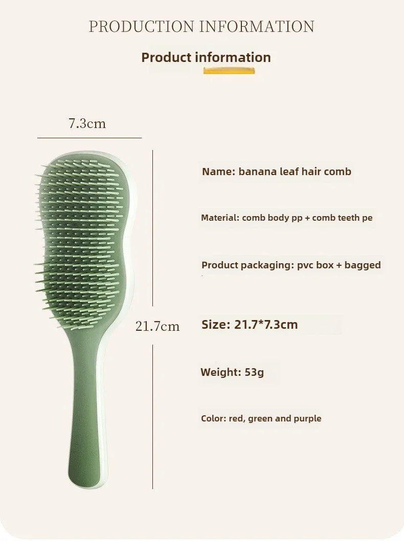 Detangling Hair Brush – Wet & Dry Hair Styling Brush