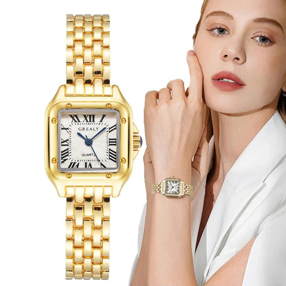 Luxury Women's Watch – Stainless Steel Quartz Dress Watch