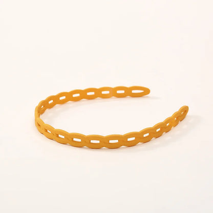 Elegant Matte Resin Hairband – Anti-Slip Hair Accessory for Women