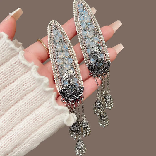Luxury Bohemian Hair Accessory – Crystal Embellished Hair Pin