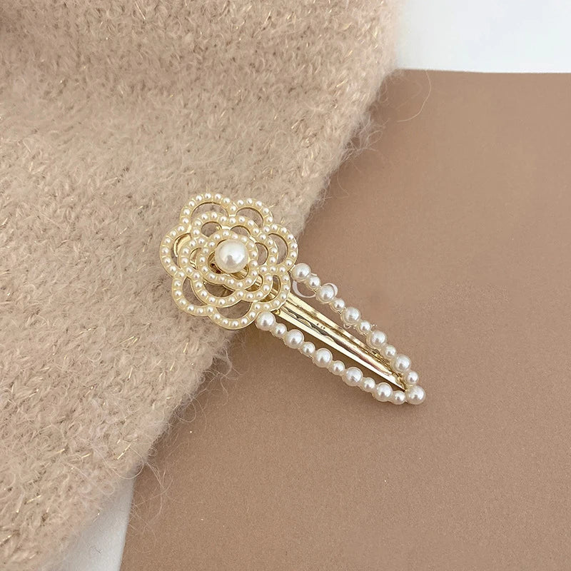 Crystal & Pearl Hair Clip