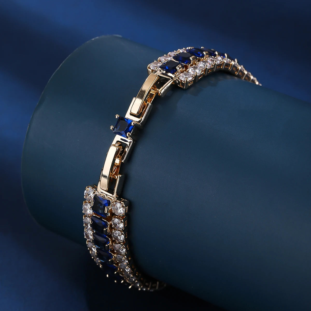 Luxury Double Row Zircon Bracelet – Sparkling Elegance for Every Occasion