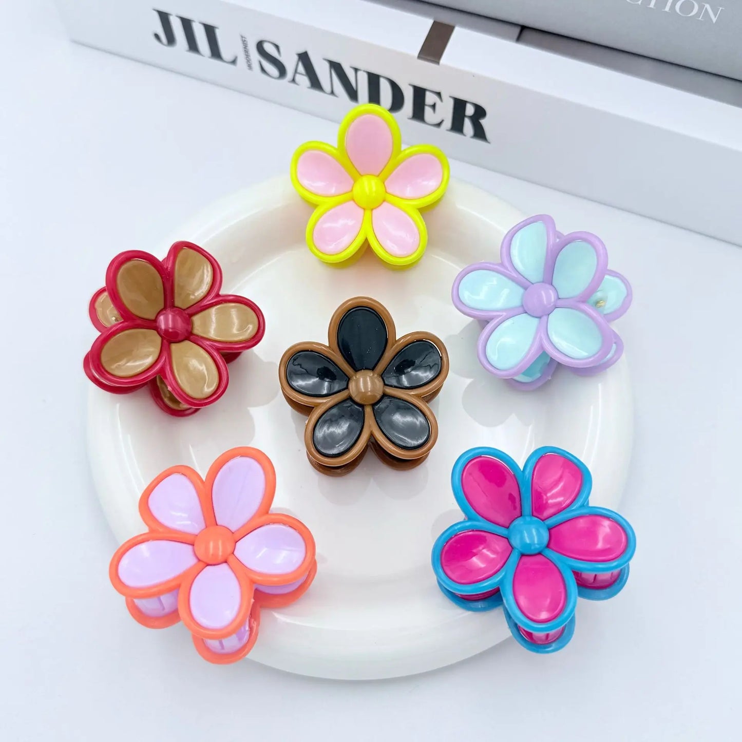 Small Bright Color Hair Clips – Soft & Feminine Look