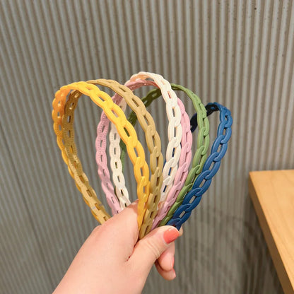 Elegant Matte Resin Hairband – Anti-Slip Hair Accessory for Women