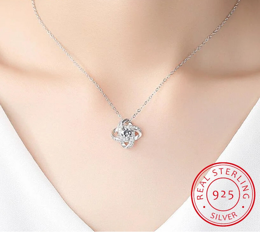 925 Sterling Silver Pendant & Earrings Set - Minimalist Daily Or Evening Jewelry