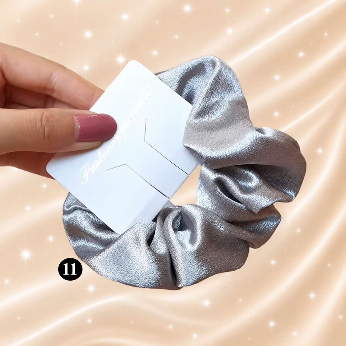 Luxury Satin Hair Scrunchie – Soft Elastic Hair Tie