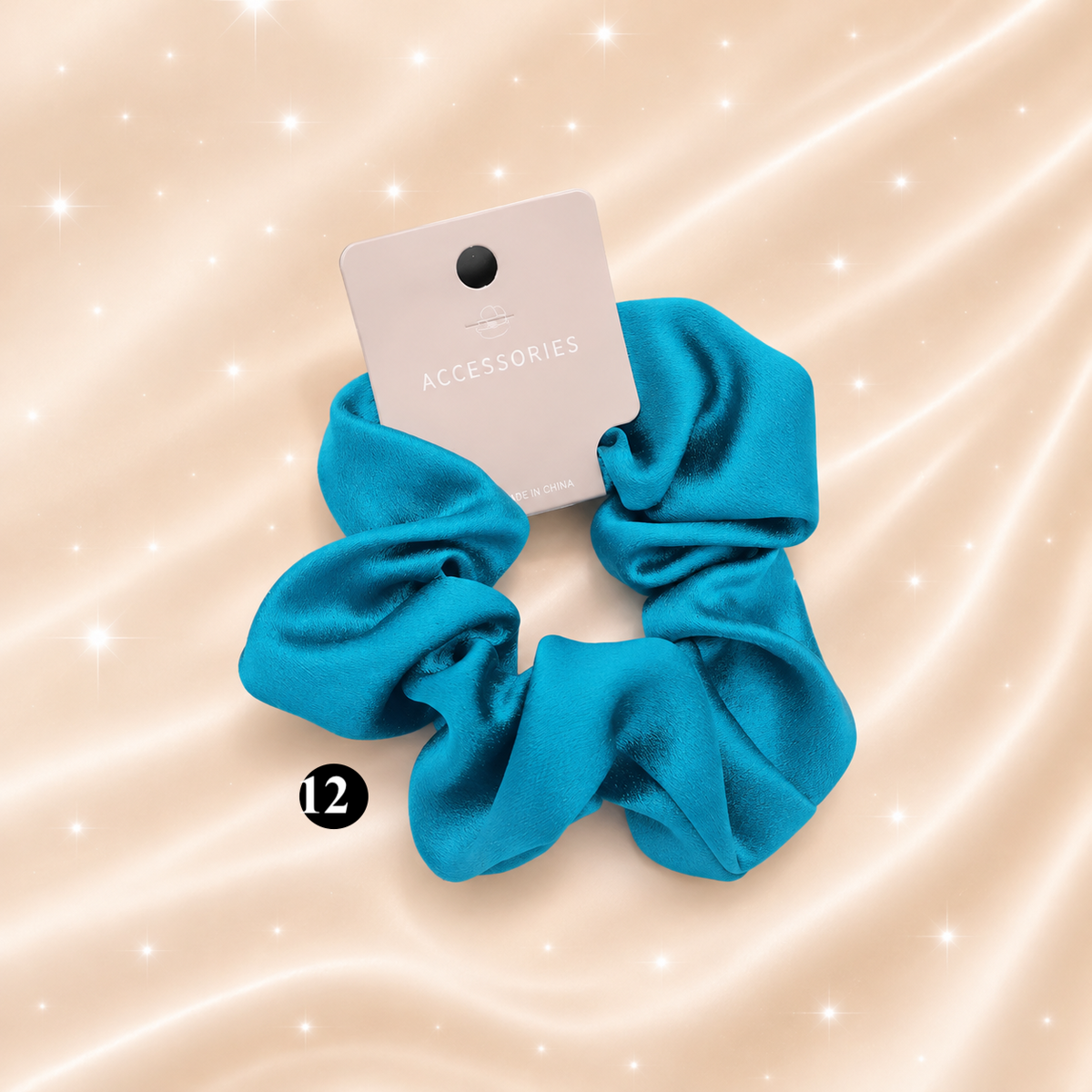 Luxury Satin Hair Scrunchie – Soft Elastic Hair Tie