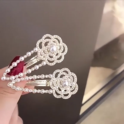 Crystal & Pearl Hair Clip