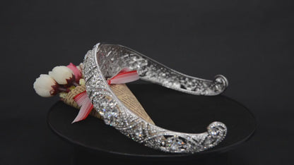 Royal Crystal Bridal Crown – Luxury Wedding Tiara for Brides