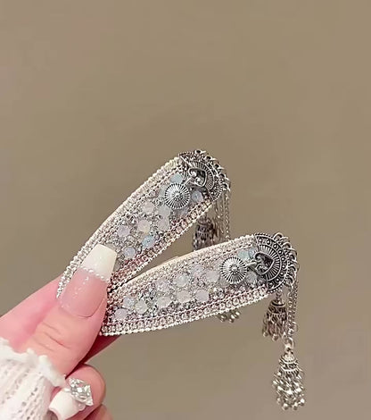 Luxury Bohemian Hair Accessory – Crystal Embellished Hair Pin