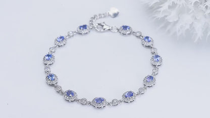 Luxury 2 Carat 925 Sterling Silver Bracelet – Timeless Fine Jewelry for Women