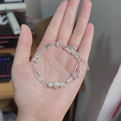 Elegant 925 Sterling Silver Bracelet — Lightweight and Comfortable for Daily Wear