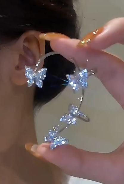 Luxury Crystal Ear Wrap Earrings
